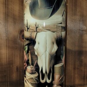 Western Skull Mug